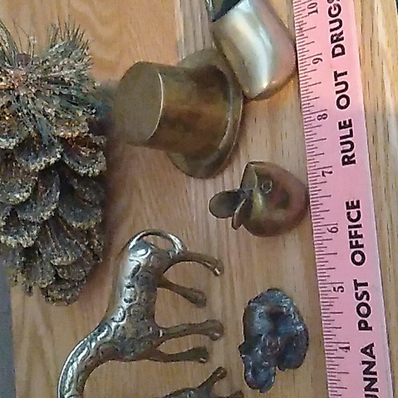 VINTAGE BRASS COLLECTION  Lot of 8 Beauties  Mid-century Modern - Picture 5 of 16